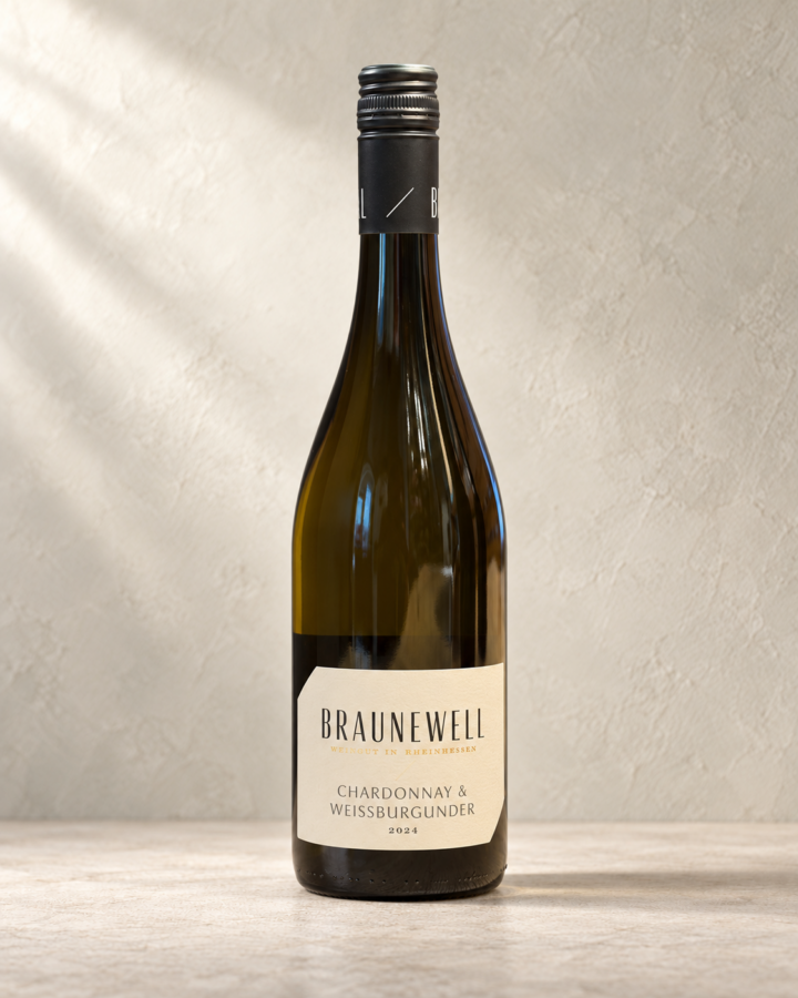 Flasche Braunewell Chardonnay Weissburgunder 2024